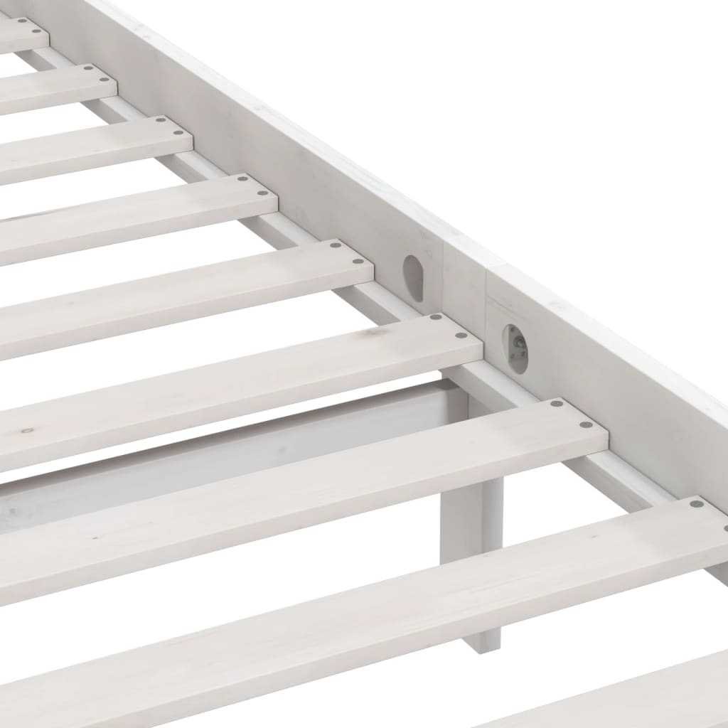 Sengeramme hvit heltre 75x190 cm Small Single