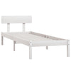 Sengeramme hvit heltre furu 90x190 cm Single