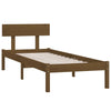 Sengeramme honningbrun heltre furu 90x190 cm Single