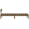 Sengeramme honningbrun heltre furu 90x190 cm Single
