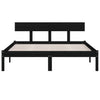 Sengeramme svart heltre 120x190 cm Small Double