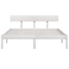Sengeramme hvit heltre furu 135x190 cm Double