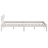 Sengeramme hvit heltre furu 135x190 cm Double