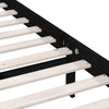 Sengeramme svart heltre furu 135x190 cm Double