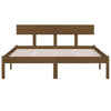 Sengeramme honningbrun heltre furu 120x200 cm