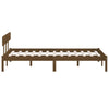 Sengeramme honningbrun heltre furu 120x200 cm