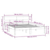 Sengeramme heltre furu 140x200 cm