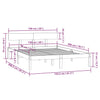 Sengeramme heltre furu 150x200 cm King Size