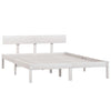 Sengeramme hvit heltre furu 150x200 cm King Size