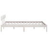 Sengeramme hvit heltre furu 180x200 cm Super King
