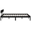 Sengeramme svart heltre furu 180x200 cm Super King