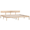 Sengeramme heltre furu 200x200 cm