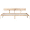 Sengeramme heltre furu 200x200 cm