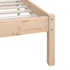 Sengeramme heltre furu 200x200 cm