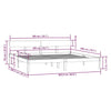 Sengeramme heltre furu 200x200 cm