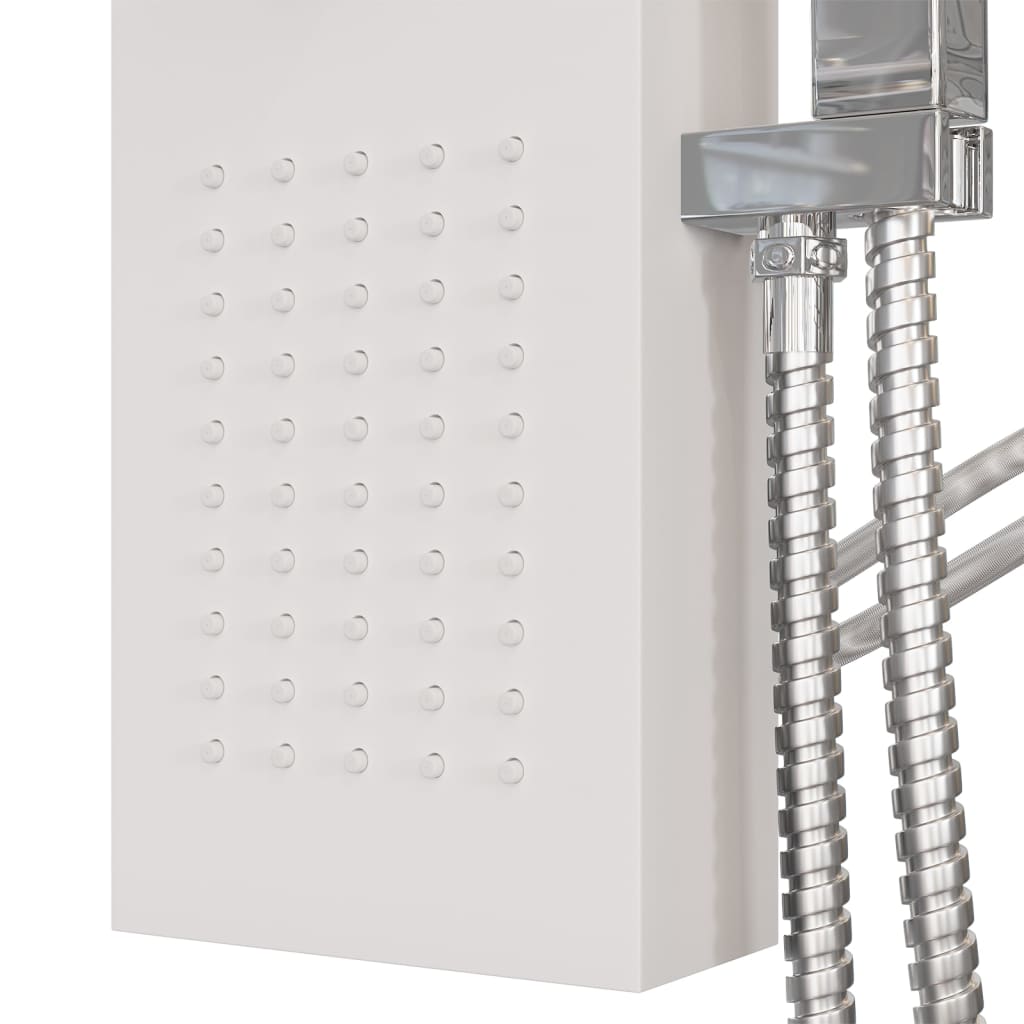 Dusjpanel aluminium hvit