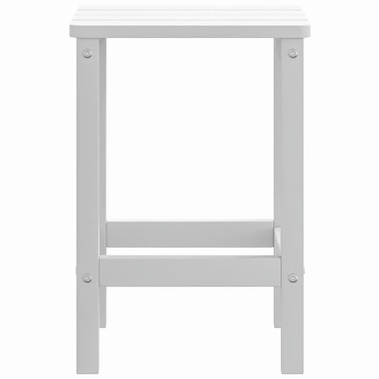 Adirondack hagebord hvit 38x38x46 cm HDPE