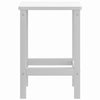 Adirondack hagebord hvit 38x38x46 cm HDPE