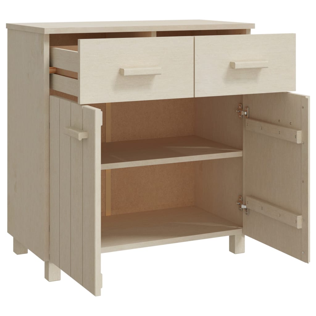 Nattbord HAMAR honningbrun 79x40x80 cm heltre furu
