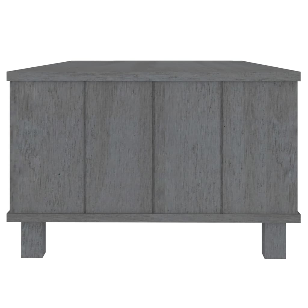 Salongbord HAMAR mørkegrå 100x55x35 cm heltre furu