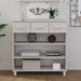 Salongbord HAMAR hvit 90x35x90 cm heltre furu