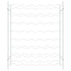 Vinstativ for 48 flasker metall hvit