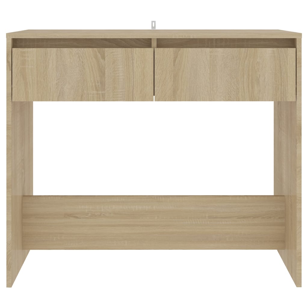 Konsollbord sonoma eik 89x41x76,5 cm konstruert tre