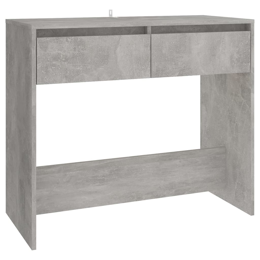 Konsollbord betonggrå 89x41x76,5 cm konstruert tre