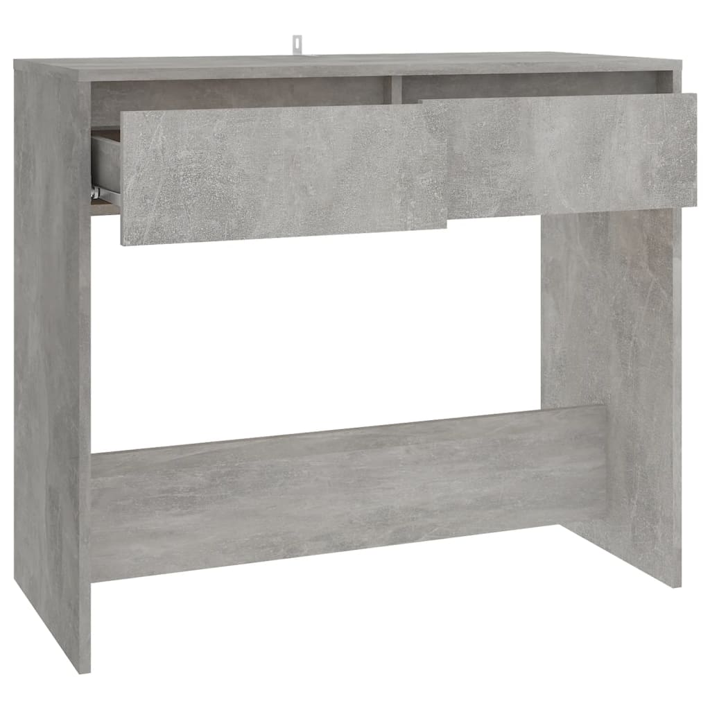 Konsollbord betonggrå 89x41x76,5 cm konstruert tre