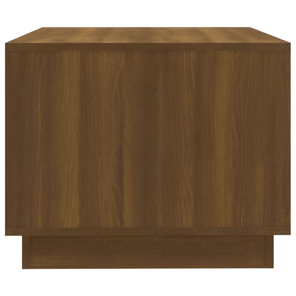 Salongbord brun eik 102,5x55x44 cm konstruert tre