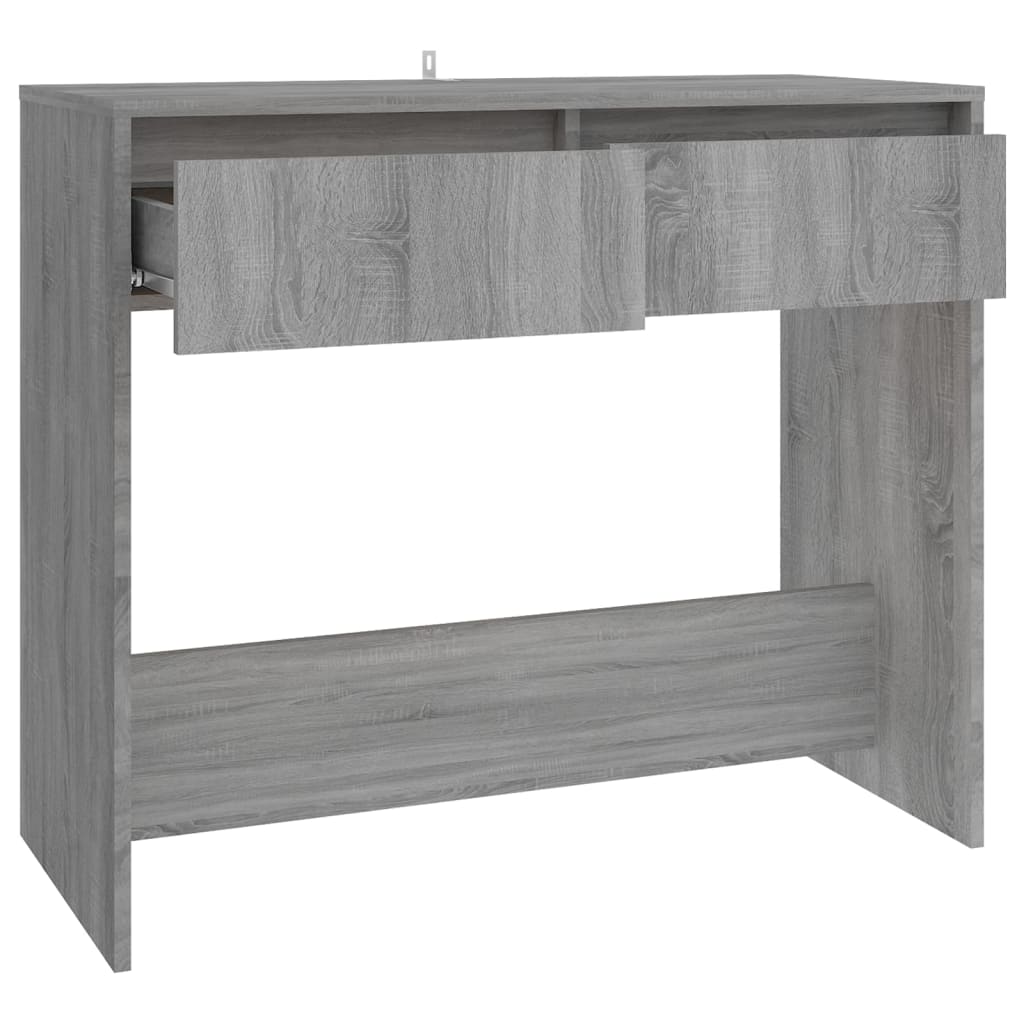 Konsollbord grå sonoma 89x41x76,5 cm konstruert tre