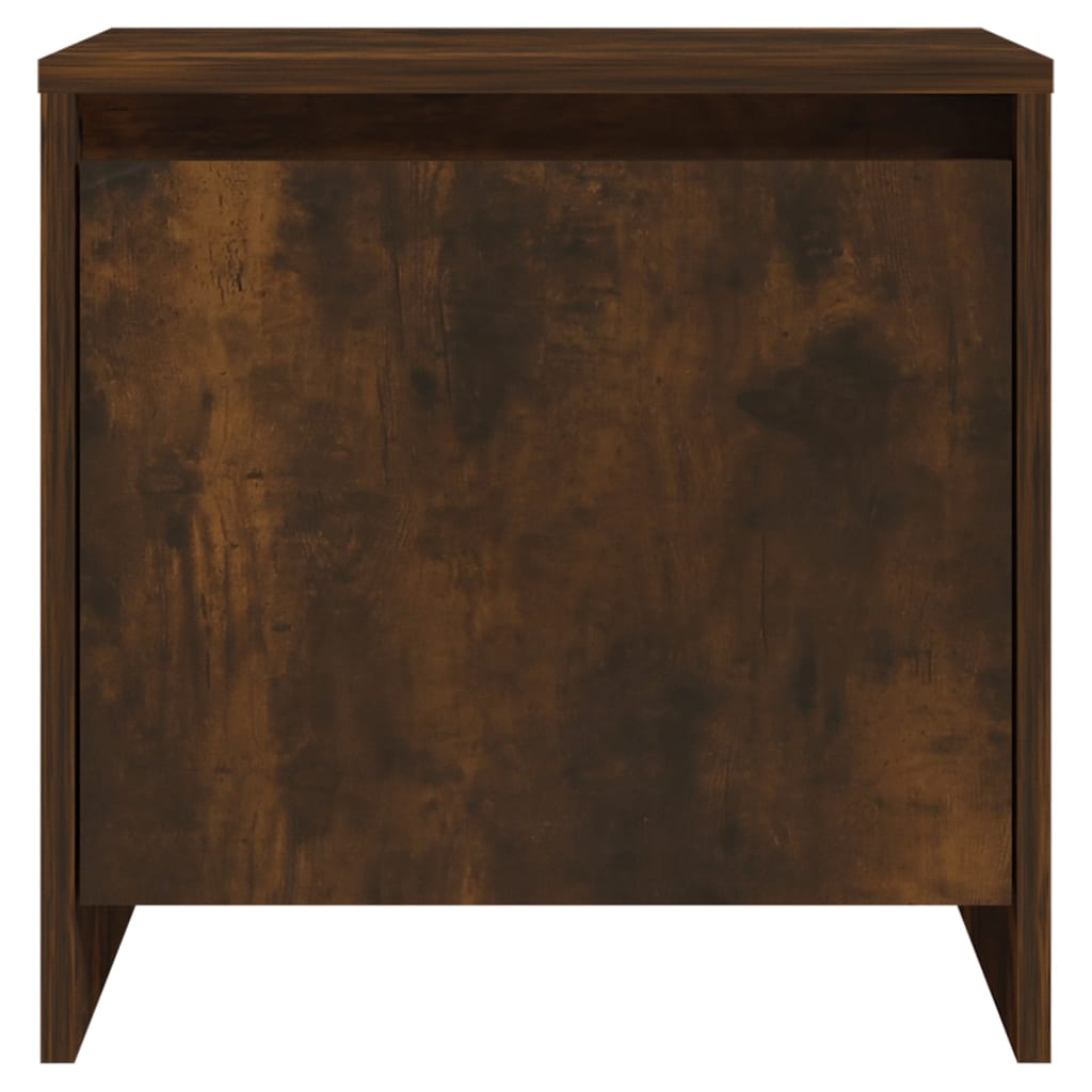 Nattbord 2 stk røkt eik 45x34x44,5 cm konstruert tre