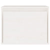 Veggskap hvit 45x30x35 cm heltre furu