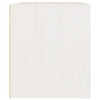 Veggskap hvit 45x30x35 cm heltre furu
