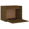 Veggskap honningbrun 45x30x35 cm heltre furu