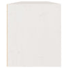 Veggskap 2 stk hvit 60x30x35 cm heltre furu