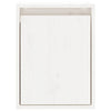 Veggskap 2 stk hvit 30x30x40 cm heltre furu
