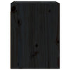 Veggskap 2 stk svart 30x30x40 cm heltre furu