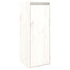 Veggskap 2 stk hvit 30x30x80 cm heltre furu