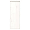 Veggskap 2 stk hvit 30x30x80 cm heltre furu