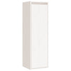 Veggskap 2 stk hvit 30x30x100 cm heltre furu