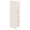 Veggskap 2 stk hvit 30x30x100 cm heltre furu