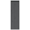 Veggskap 2 stk grå 30x30x100 cm heltre furu