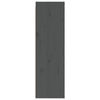 Veggskap 2 stk grå 30x30x100 cm heltre furu