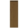 Veggskap 2 stk honningbrun 30x30x100 cm heltre furu