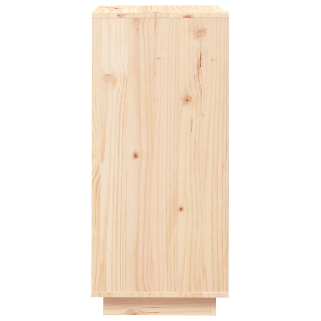 Skoskap 35x35x80 cm heltre furu