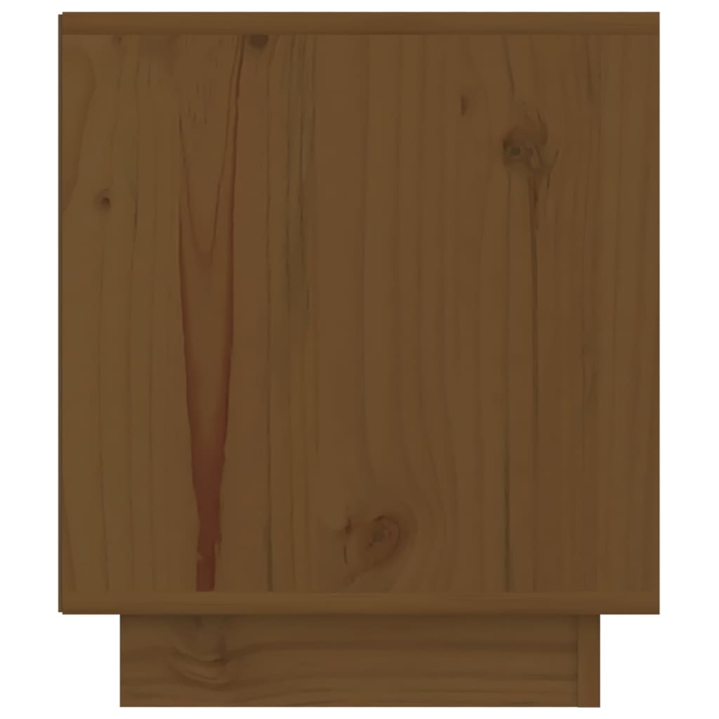 Nattbord 2 stk honningbrun 40x34x40 cm heltre furu