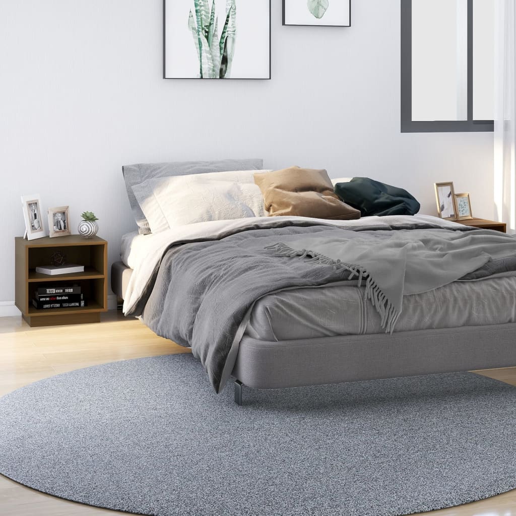 Nattbord 2 stk honningbrun 40x34x40 cm heltre furu