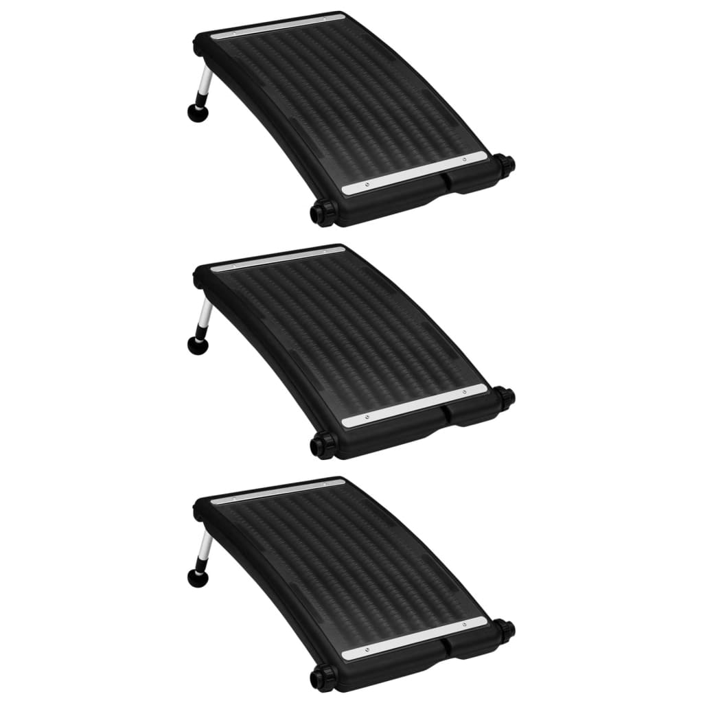 Solcellepanel for basseng buet 3 stk 72,5x46 cm