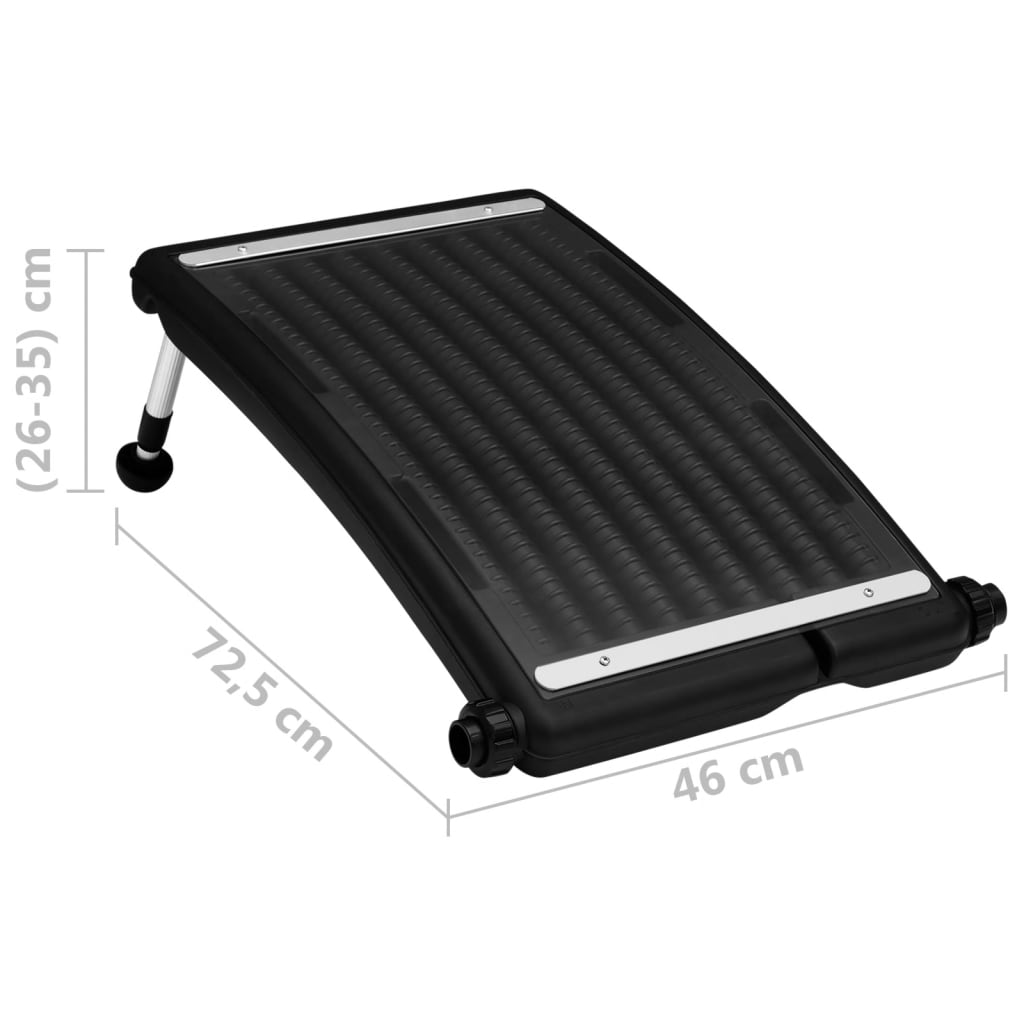 Solcellepanel for basseng buet 3 stk 72,5x46 cm